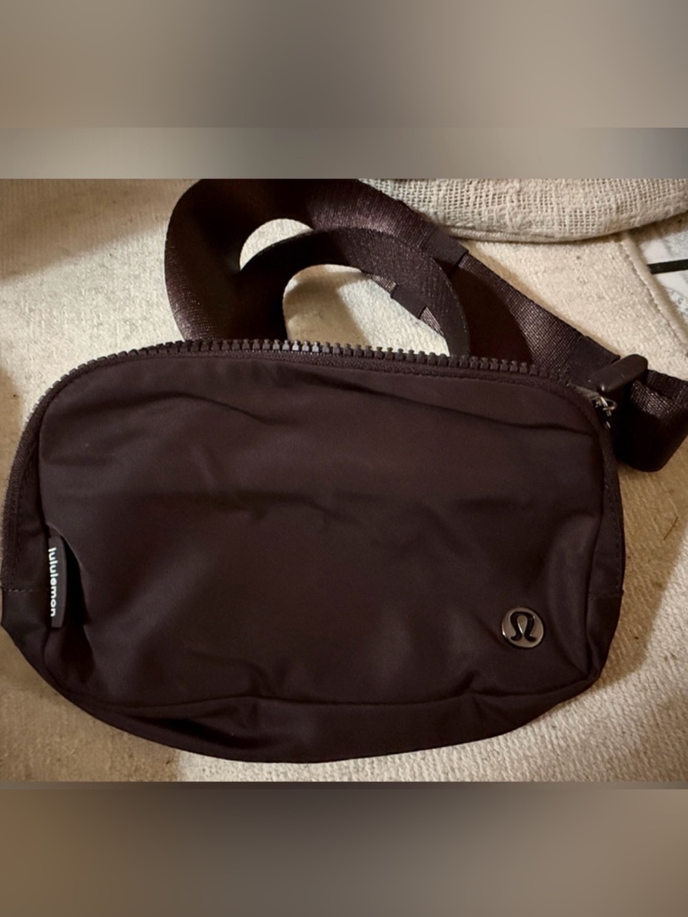 lululemon athletica Black Waist Bag with Logo